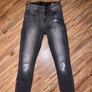 Lucky Brand Grey Distressed Jeans